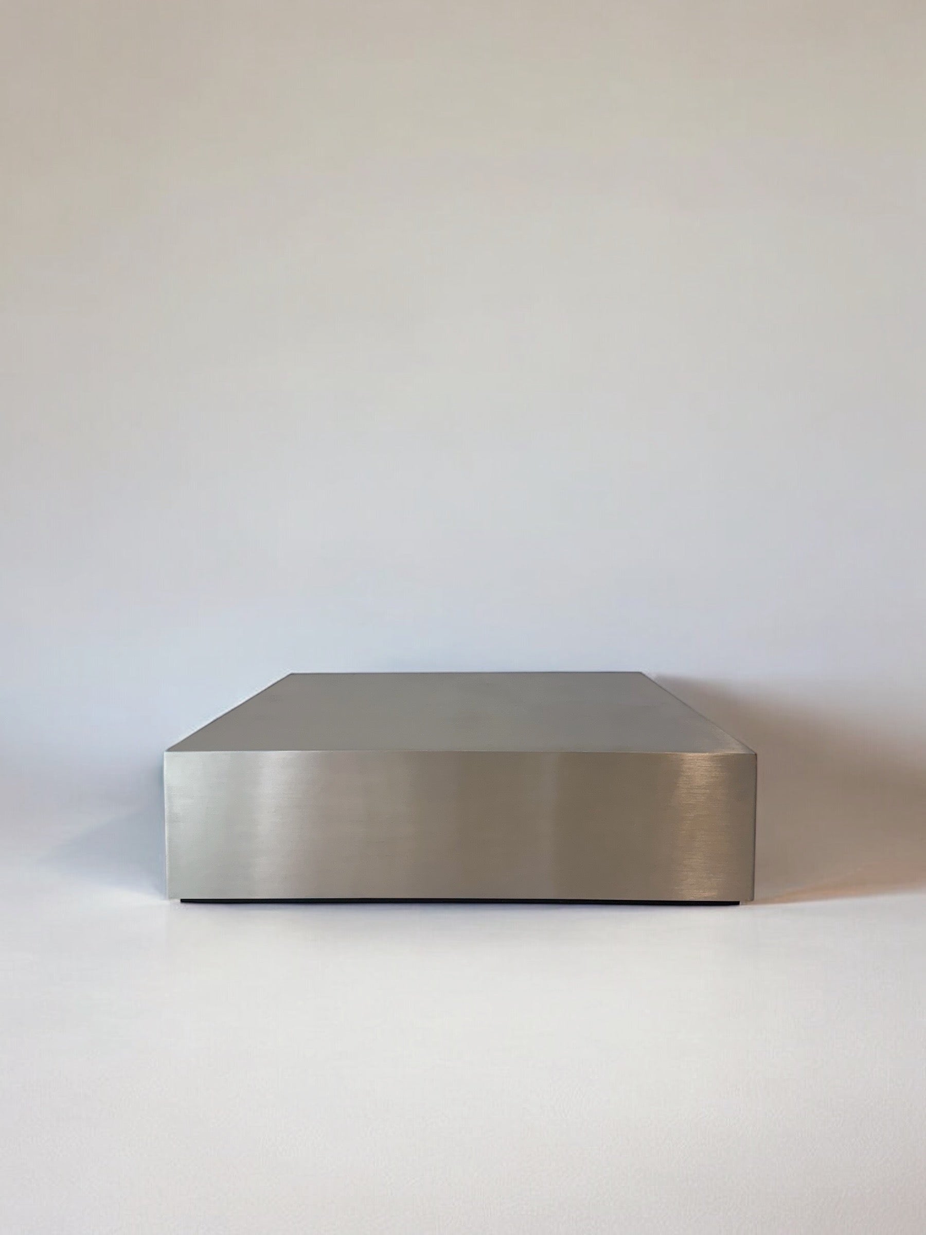CUBE COFFEE TABLE IN STAINLESS STEEL – Fussy People