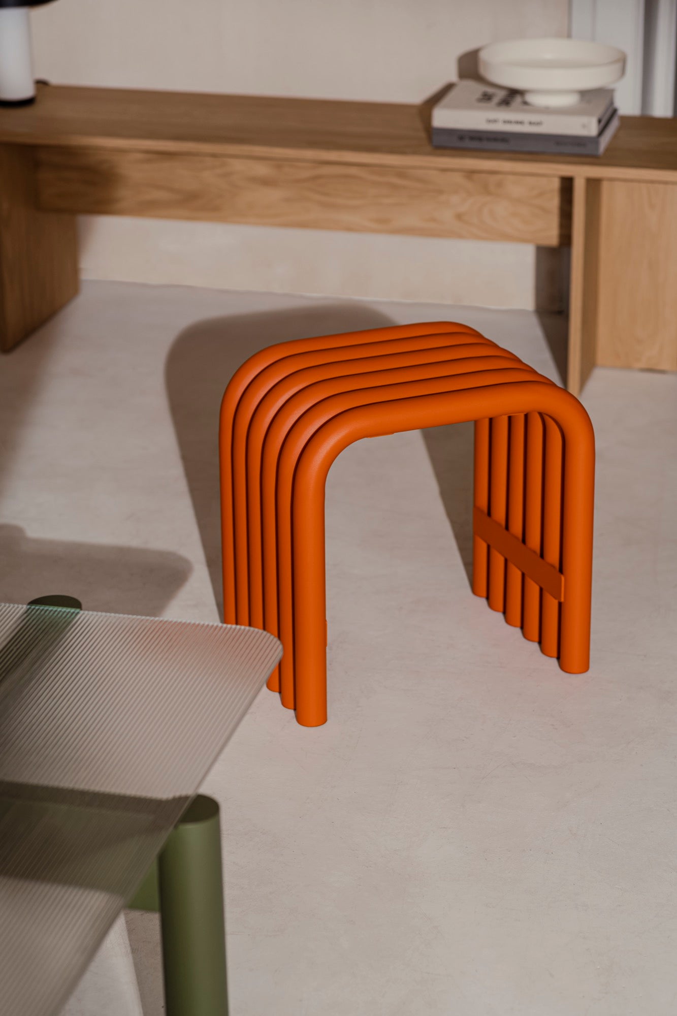 NOKK STOOL (ORANGE) – Fussy People
