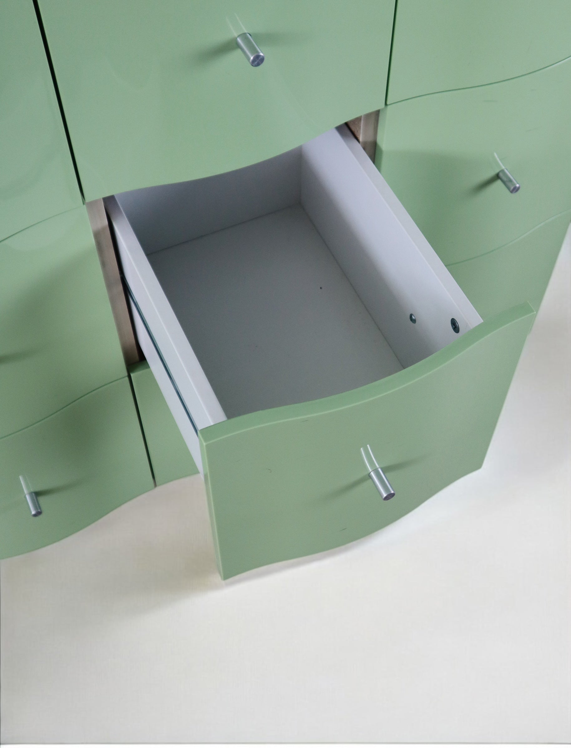 VINTAGE VAJER DRESSER BY TOMAS JELINEK FOR IKEA, 1995 (GREEN) Fussy People VINTAGE VAJER DRESSER BY TOMAS JELINEK FOR IKEA, 1995 (GREEN) Fussy People