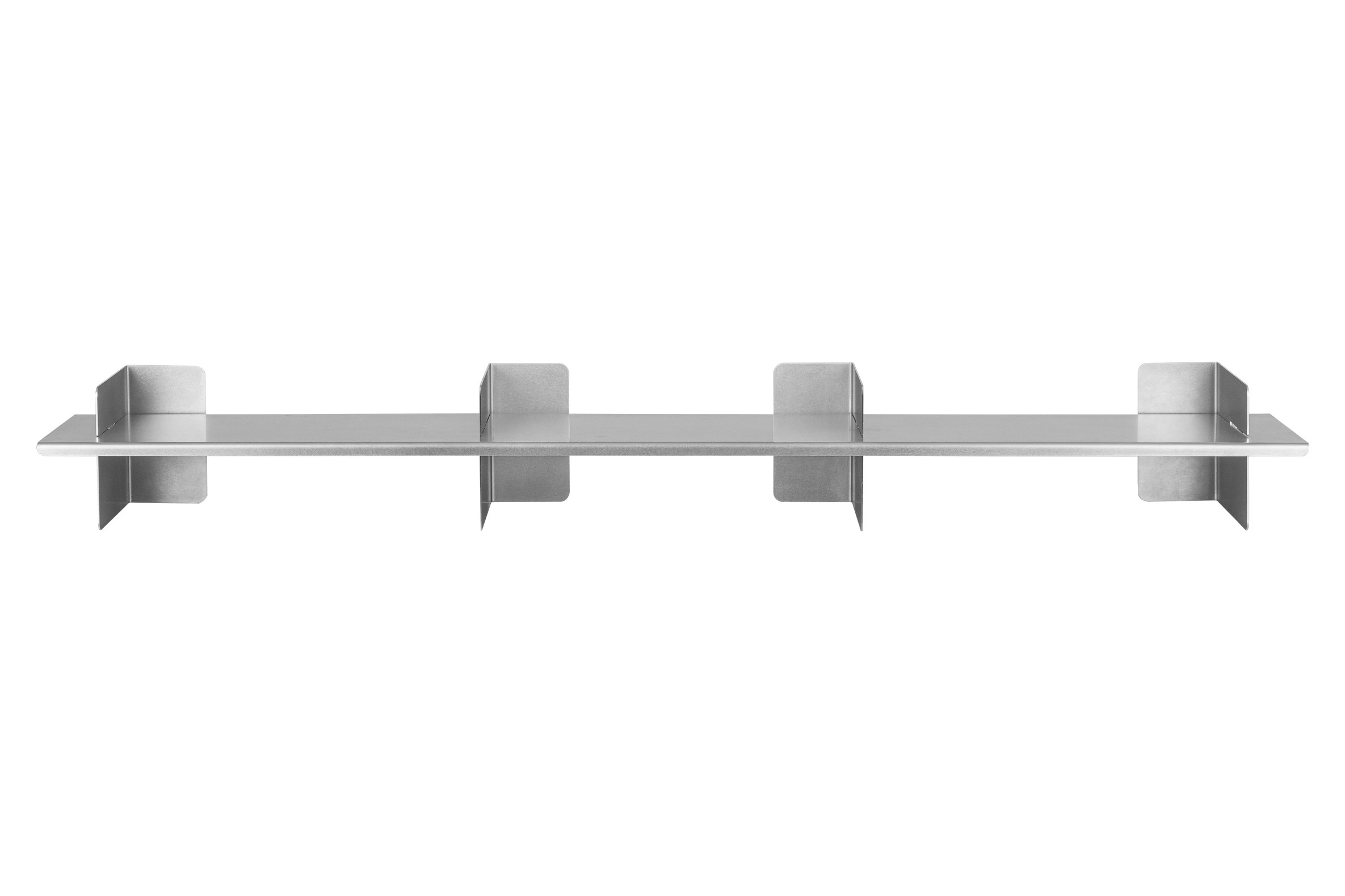 a product image of the Tivo Shelf Long in stainless steel