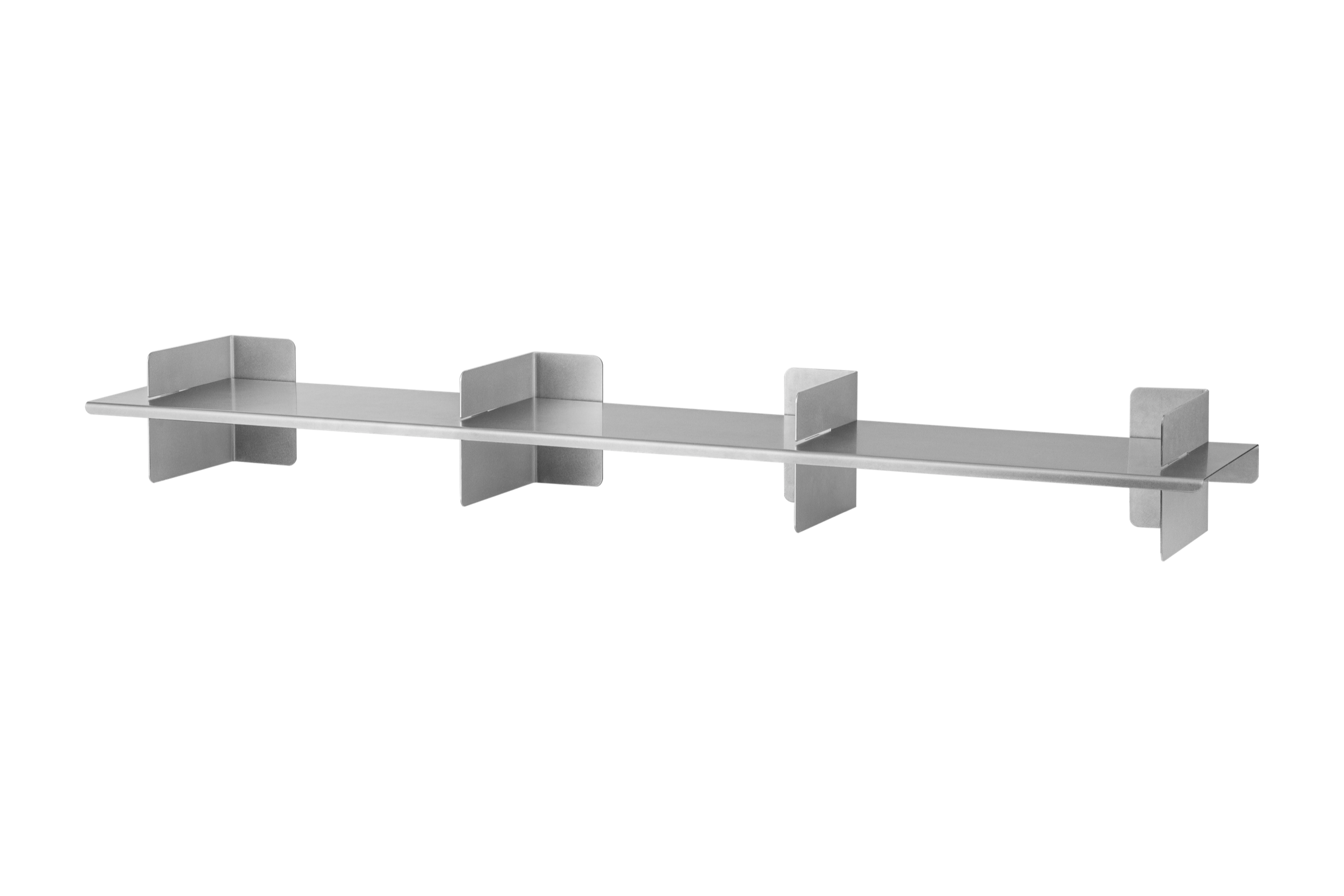 a product image of the Tivo Shelf Long in stainless steel