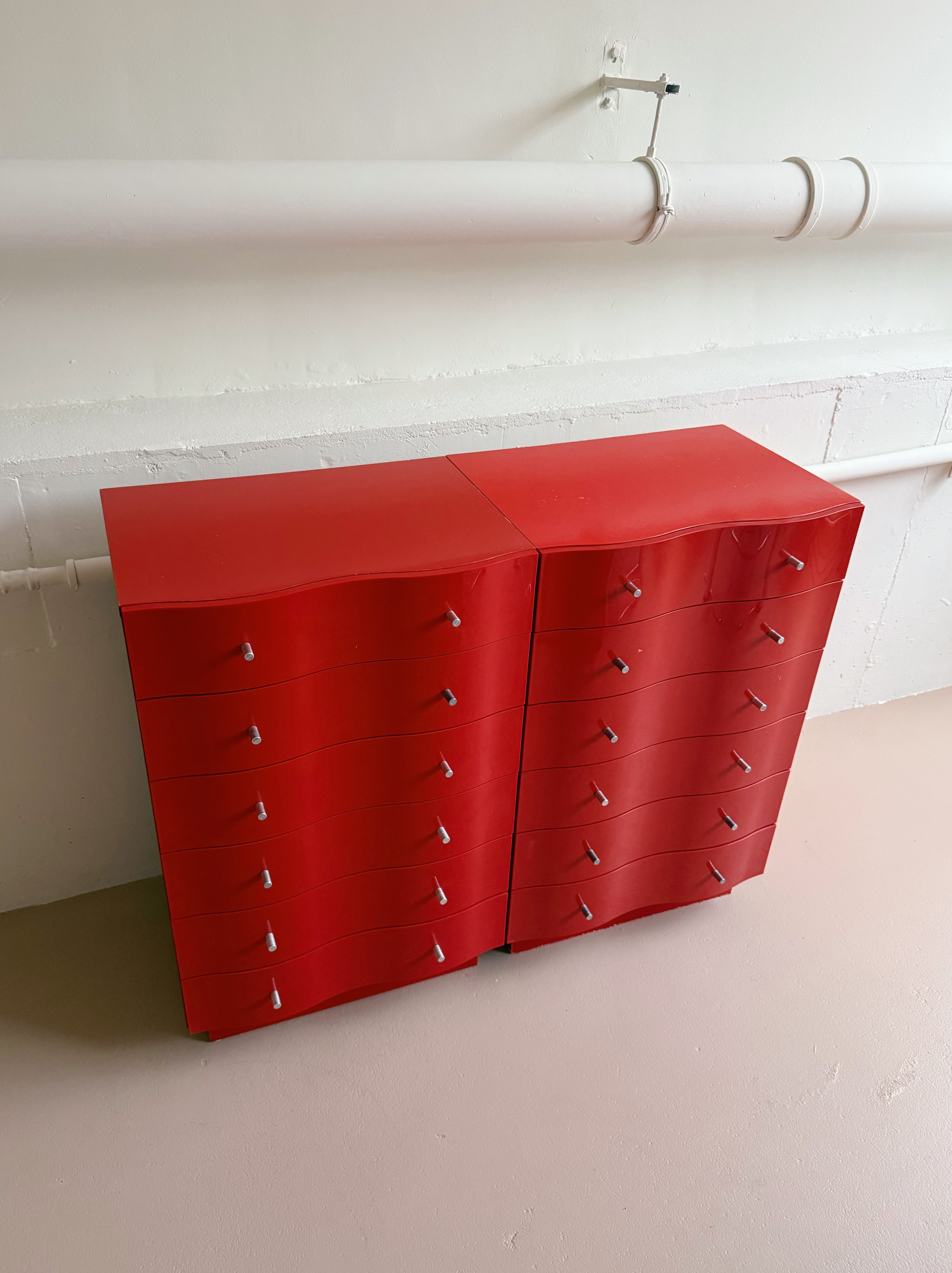 VINTAGE 'VAJER' CHEST OF DRAWERS BY TOMAS JELINEK (RED) – Fussy People