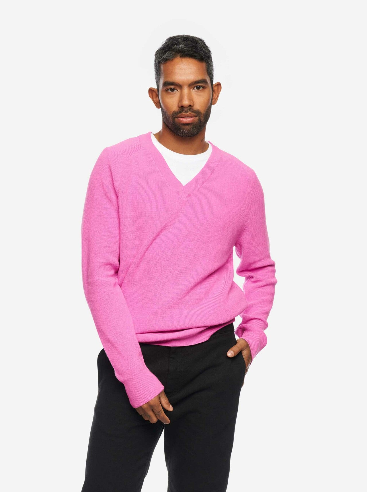 Mens merino v deals neck sweater