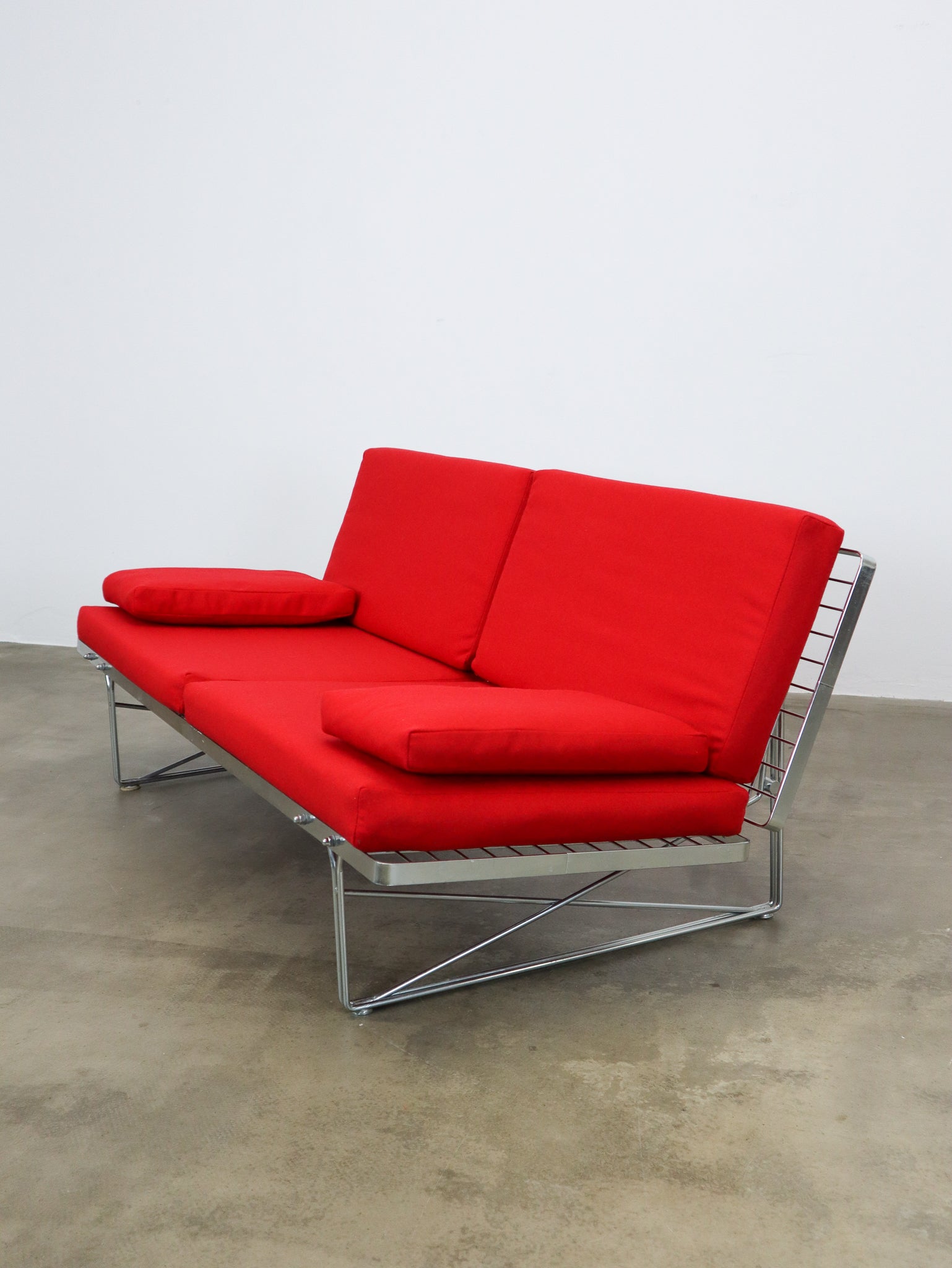 VINTAGE NIELS GAMMELGAARD MOMENT SOFA IN RED 1980S CUSTOM MADE Fussy People